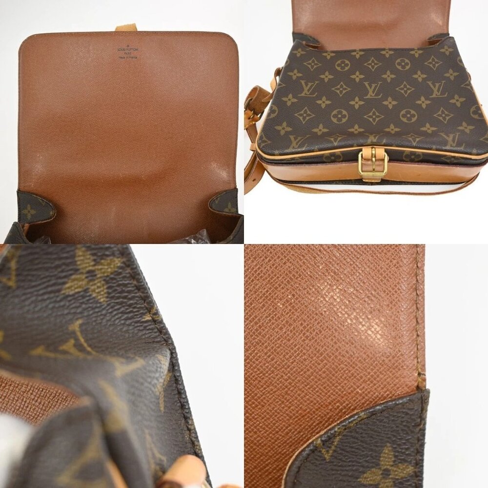 LOUIS VUITTON Cartouchiere MM Shoulder Bag Monogram Leather Brown M51253 62KC516 - Picture 16 of 16